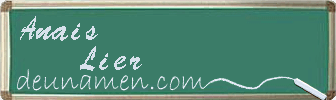 Anais Lier Visitenkarte